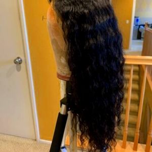 Lace front Brazilian wavy human hair remy 24inch